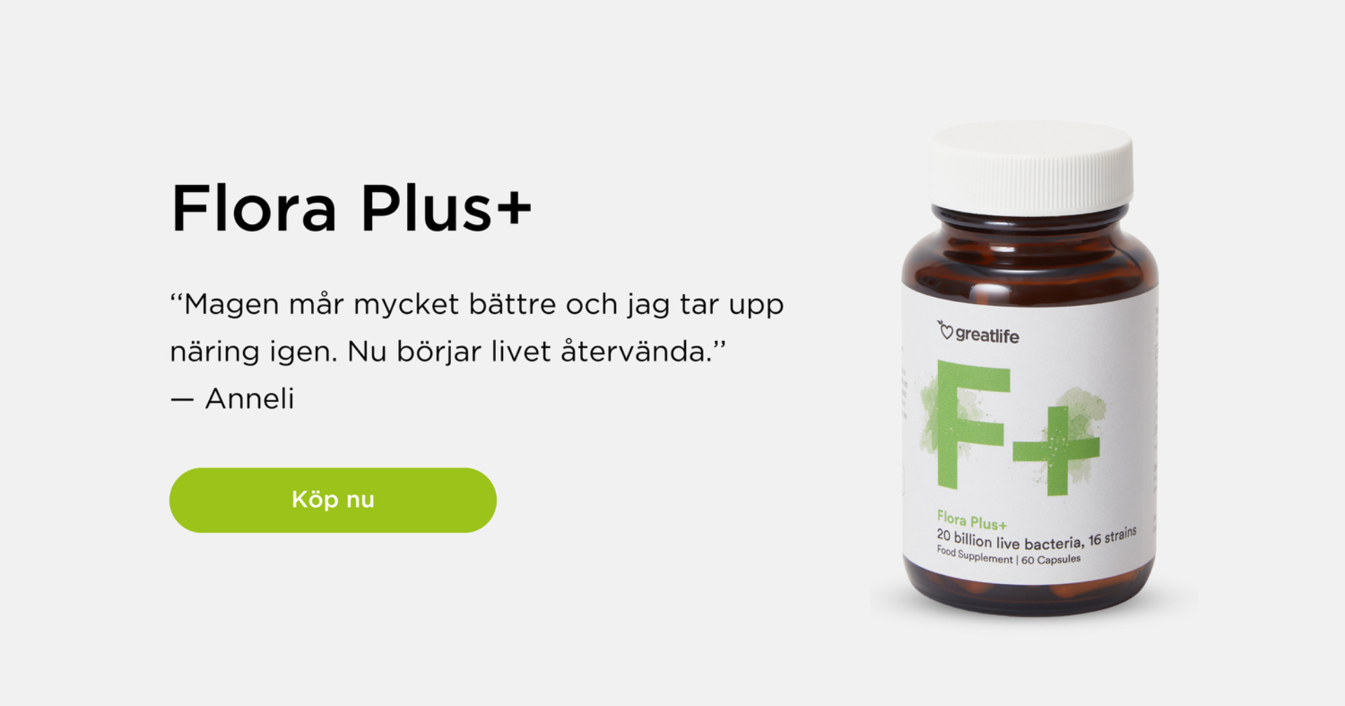 Flora Plus+ Probiotika